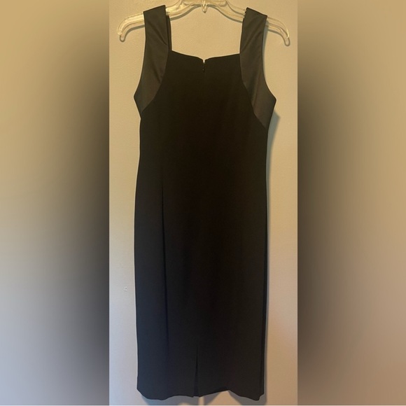 Vintage Christian Dior Midi Sheath Dress Sz 6 - Picture 2 of 7